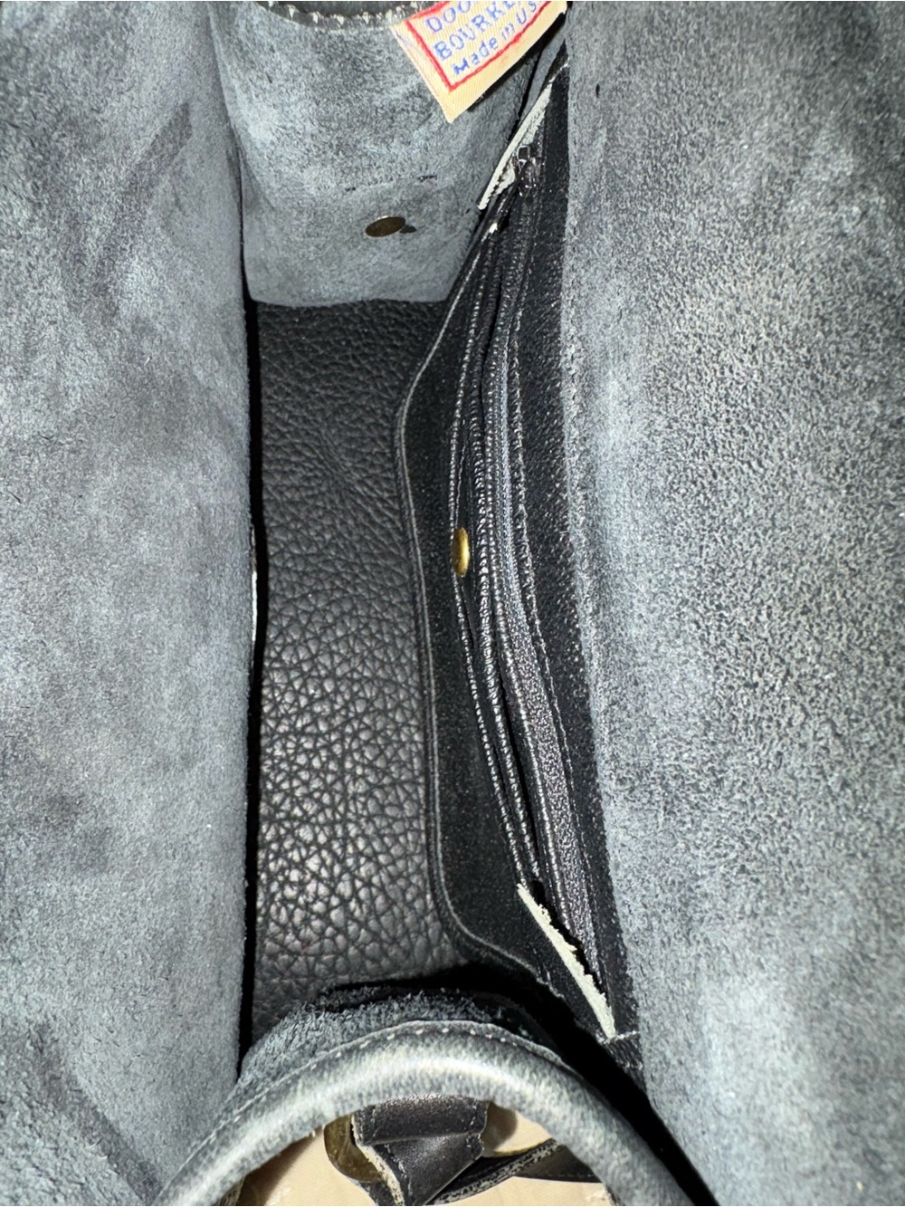 Dooney & Bourke Black Pebbled Leather Flap Crossbody - Picture 10 of 16